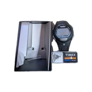 Vtg Timex Ironman Triathlon Indiglo 8 Lap  Digital Watch Classic New In Box